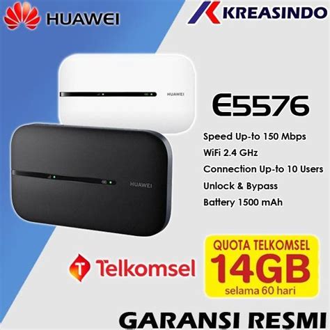 Jual Huawei E Mifi Router Modem Wifi G Free Telkomsel Gb