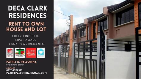 Deca Clark House And Lot For Sale Fully Finished Lipat Agad Rent2own Community