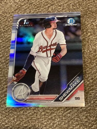 2019 Bowman Draft Chrome BDC 59 Braden Shewmake 1st Bowman Refractor