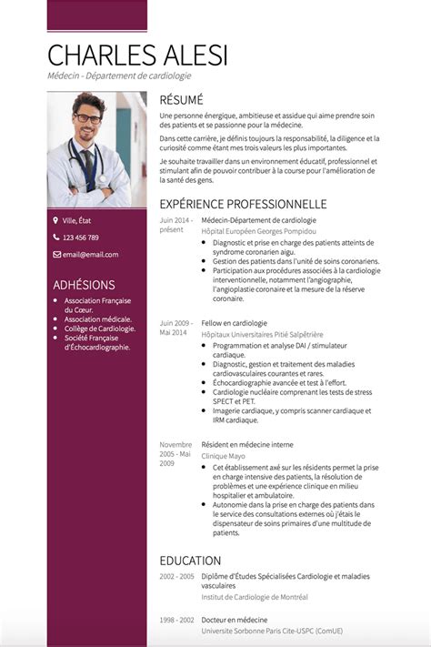 Cv D Un Medecin Generaliste Meteor