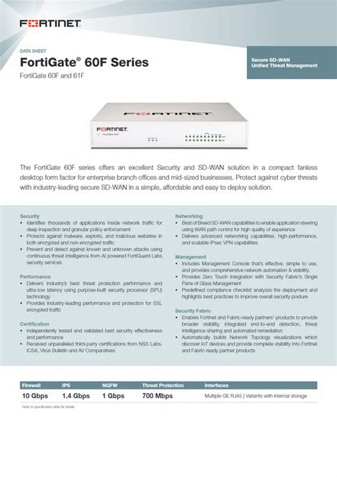 Fortinet Next Generation Firewall Ngfw At Rs Fortinet