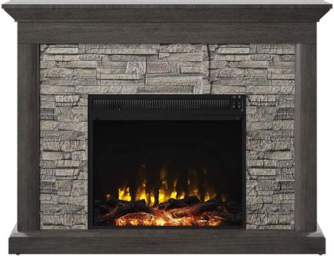 Rustic Rock Electric Fireplace – I Am Chris