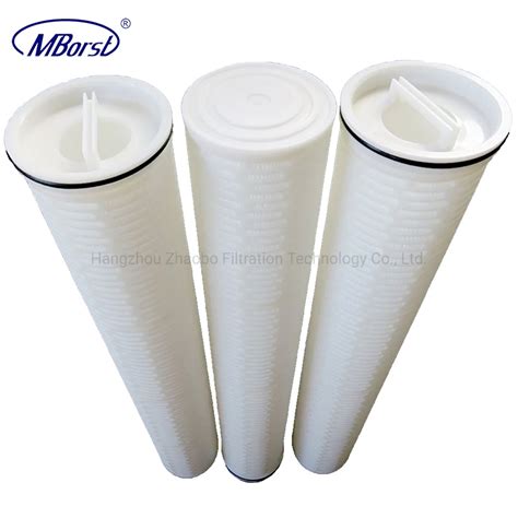 High Flow Rate Reverse Osmosis Pp Pleated Filter Cartridge For Oil