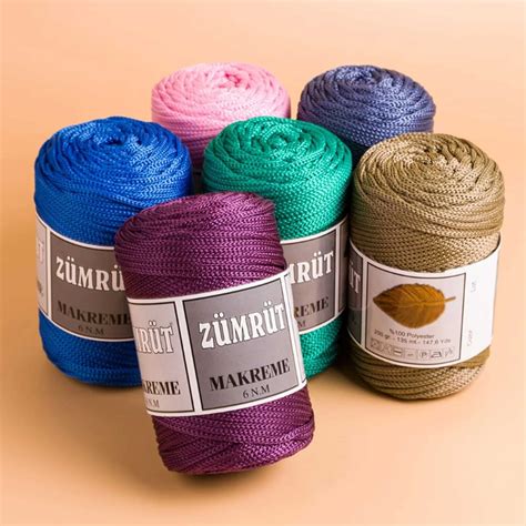 Mm Polyester Macrame Cord Gr Mt Pp Cord Bag Yarn Basket