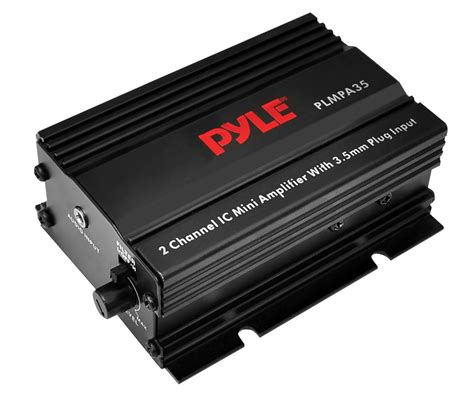 Pyle Plmpa Dual Channel Mini Portable Stereo Receiver Box