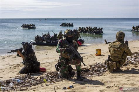 Latihan Bersama Tni Al Al Australia Di Kepri Antara News