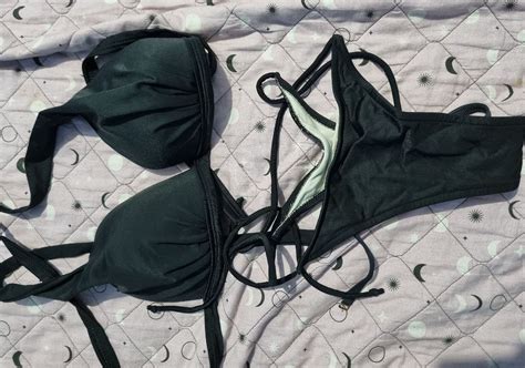 Bikini Preto Veste Bem Moda Praia Feminina Usado Enjoei