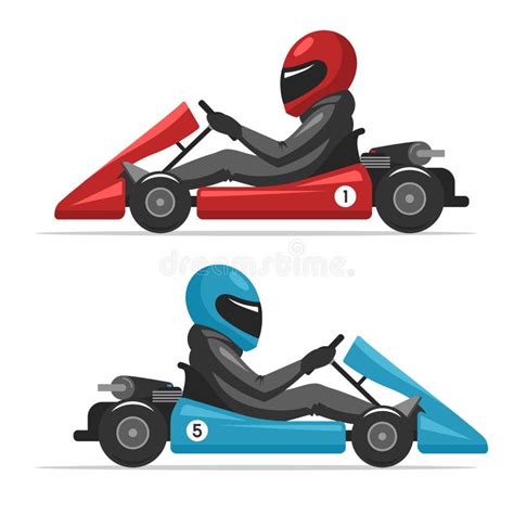 Cartoon Go Kart Stock Illustrations Cartoon Go Kart Stock