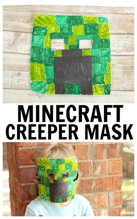 Minecraft Creeper Mask » SKrafty