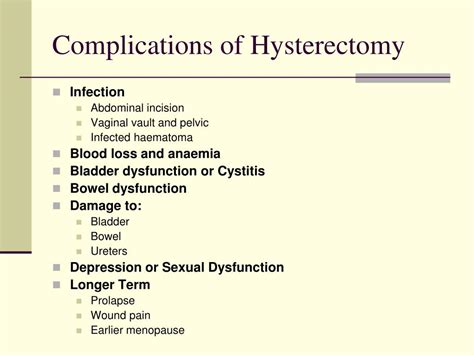 Ppt Hysterectomy Powerpoint Presentation Free Download Id 6879420