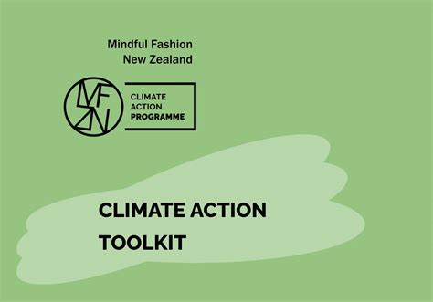 Mindful Fashion Climate Action Toolkit Mindful Fashion Nz