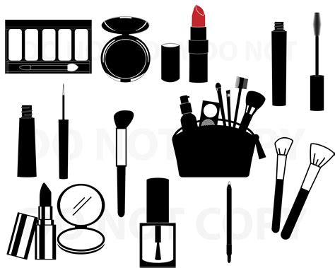 Makeup Svg Bundle Cosmetics Svg File For Cricut Beauty Design Etsy