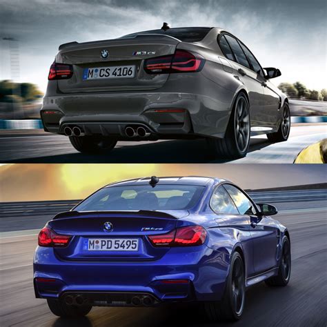 Photo Comparison BMW M3 CS Vs BMW M4 CS