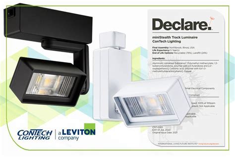 ConTech Lighting by Leviton Earns Declare Label | Leviton, Contech ...