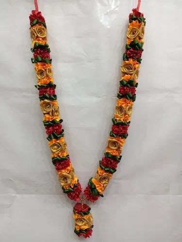 Satin Ribbon Artificial Flower Garland at Rs 90 piece आरटफशयल फल