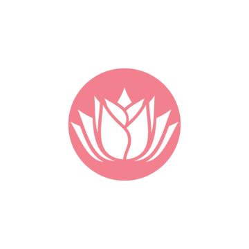 Lotus Symbol Vector Icon Illustration Concept Plant Meditation Vector