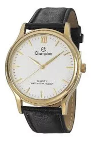 Reloj Champion CN20060d Con Correa De Piel Dorada MercadoLibre