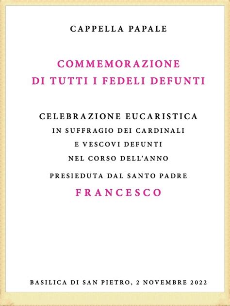 Scarica Il Libretto Della Celebrazione Commemorazione Di Tutti I