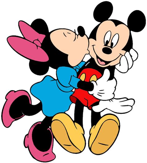 Mickey Minnie Kissing Png Mickey And Minnie Mouse Clip Art Mickey And