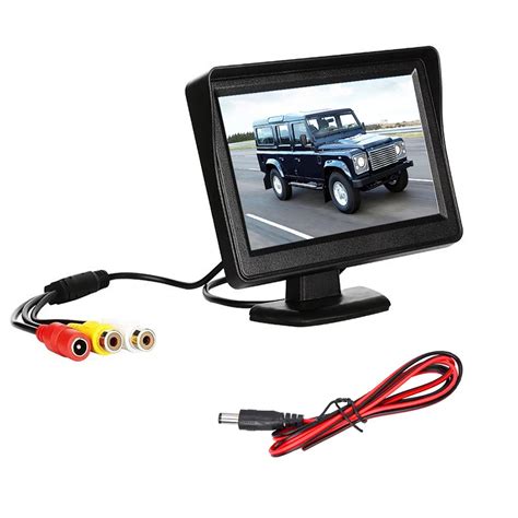 43 Inch Tft Lcd Car Monitor Screen For Rear View Kit Reverse Parking