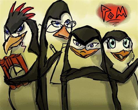 If PoM Was An Anime Penguins Of Madagascar Fan Art 15317315