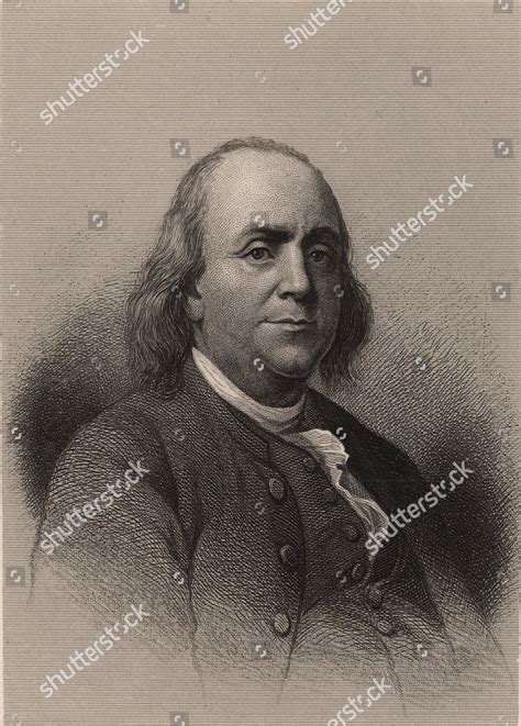 Benjamin Franklin 17061790 American Statesman Printer Editorial Stock