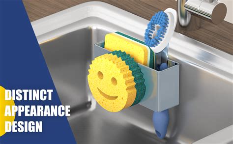 Amazon Murlong Sponge Holder Smiley Face Sink Caddy Sink