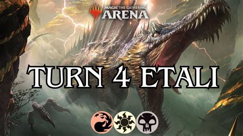 Turn 4 Etali GG MTG Arena Standard Ranked Mardu Portal