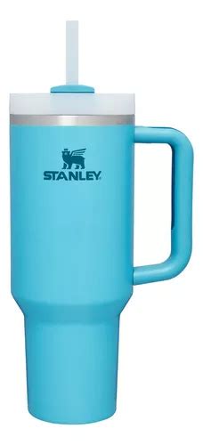 Vaso Stanley Quencher Lts Color Celeste Liso Azul Pool Meses Sin