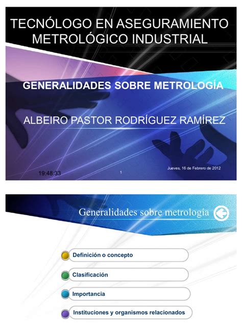 PDF GENERALIDADES SOBRE METROLOGÍA DOKUMEN TIPS