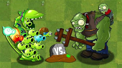 All Pea Plant Food Vs Gargantuar Zombies 2 Pvz 2 Mod New Plant Mega Gatling Pea Youtube