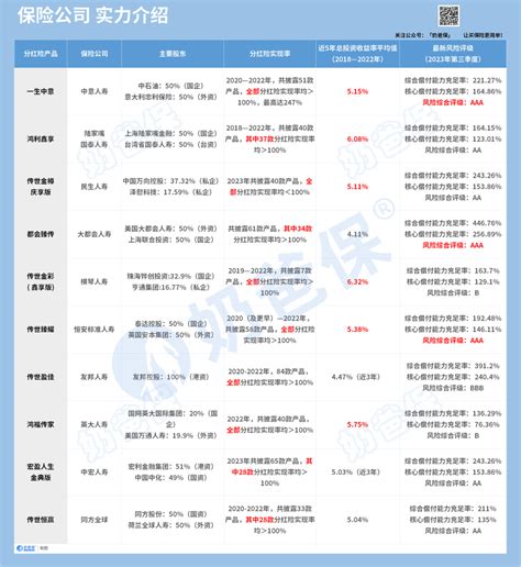 2023年分红险排行榜，从收益、保险公司实力进行详细测评 奶爸保