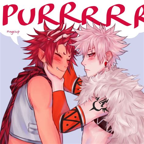 Katsuki Bakugo X Eijiro Kirishima Boku No Hero Academia Cómic Cómics Personajes De Anime