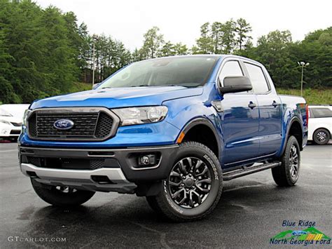 2020 Lightning Blue Ford Ranger Xlt Supercrew 4x4 139258922 Photo 1 Car Color