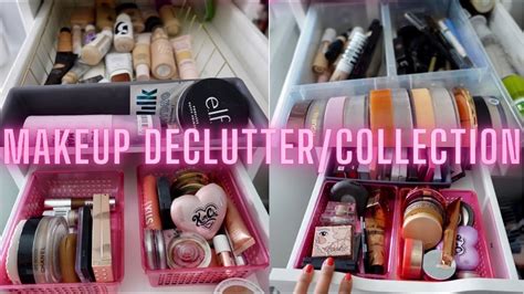 Makeup Collection Declutter In Depth Declutter And Makeup Collection