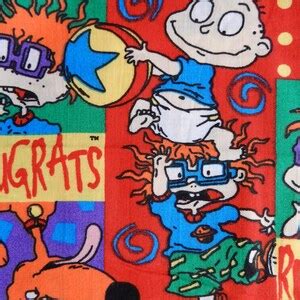 Rugrats Fabric Wide One Continuous Yard Available Sold By The