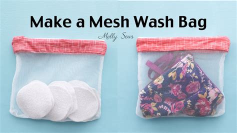 Make A Mesh Wash Bag Youtube