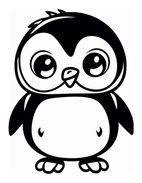 Free Printable Playful Pal Penguin Coloring Page For Kids And Adults