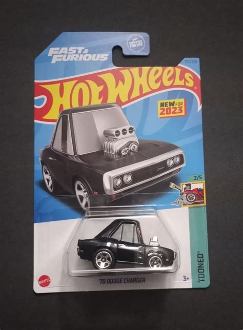 Hot Wheels 70 Dodge Charger Fast Furious Tooned 2 5 2023 Collectors