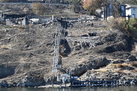 What Remains On The West Side Of Okanagan Lake As Wildfire Evacuees