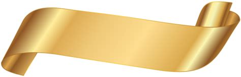 Gold Banner Transparent PNG Image | Gallery Yopriceville - High-Quality ...