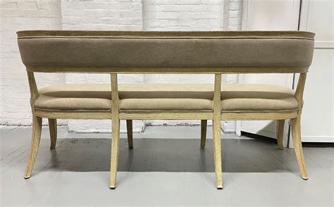 Cerused Oak Neoclassical Style Benches Pair For Sale At 1stdibs