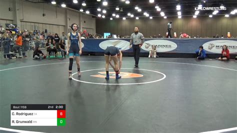 106 Lbs Quarterfinal Cristelle Rodriguez Team California Vs Rian Grunwald Team Minnesota Youtube