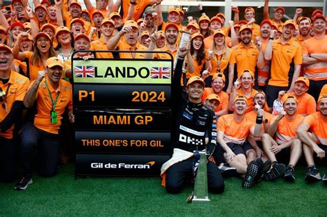 F1 Norris E Mclaren Dedicam Vitória Em Miami A Gil De Ferran