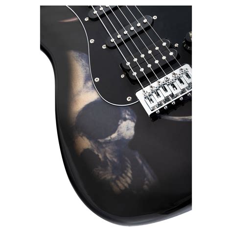 Rocktile Pro St Sk Electric Guitar Skull