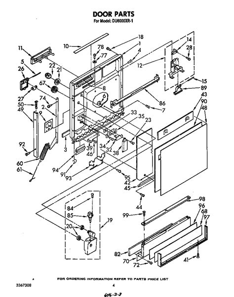 Whirlpool Parts: Whirlpool Gold Dishwasher Parts Diagram