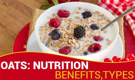 Oatmeal Nutrition Facts And Health Benefits