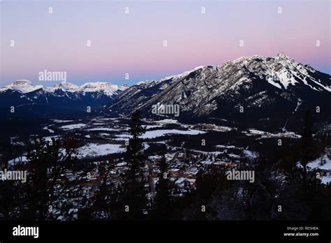 Tunnel mountain banff hi-res stock photography and images - Alamy