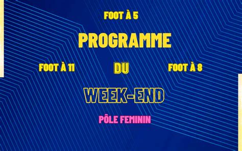 Découvrez l agenda du week end ASM Football