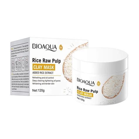 Bioaqua Rice Raw Pulp Deep Pore Cleansing Clay Mask 120g Bioaqua Pakistan